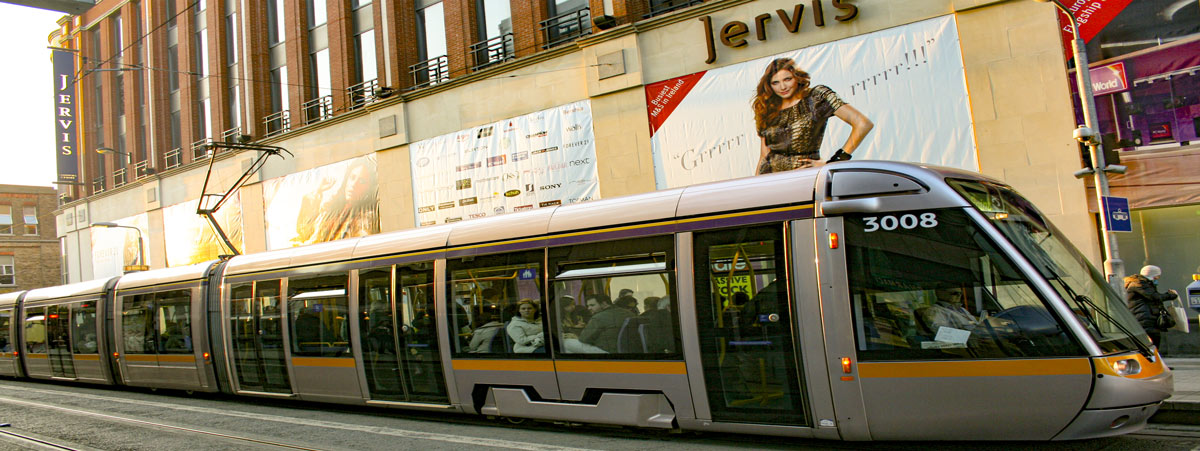 Jervis street Luas tram stop.