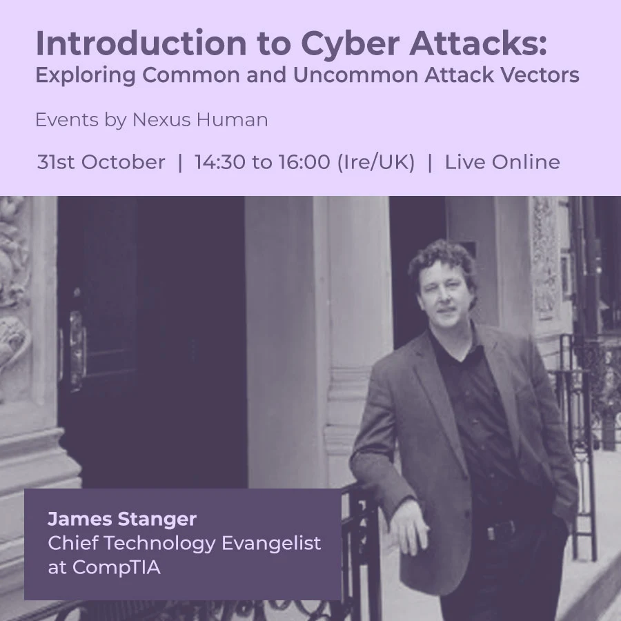 Cyber attacks webinar Thu, 31 Oct, 14:30 - 16:00 GMT